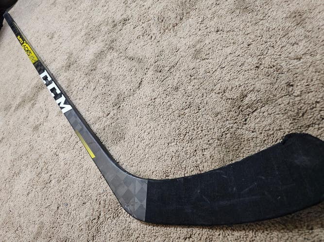 BROCK MCGINN 21'22 Pittsburgh Penguins NHL Game Used Hockey Stick COA a