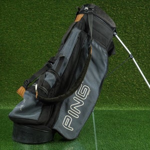 ORIGINAL PING HOOFER STAND BAG 4 WAY DIVIDERS GOLF BAG, BLUE / BLACK