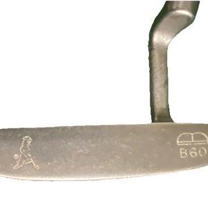 Ping Karsten B60 Stainless Putter 85068 RH Steel 35.5" Label And Ping-Man Grip