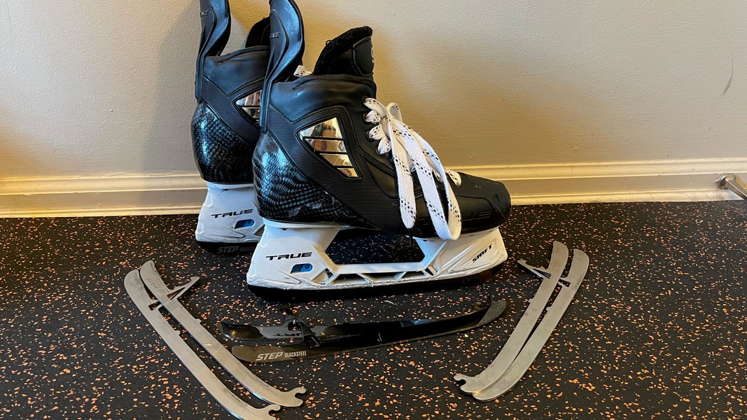 True SVH Pro Skates with 4 pairs of Stepsteel