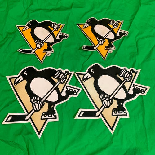 Lot of Four Pittsburgh Penguins Crests / Patches *Read Full Description*