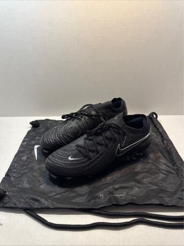 Black Men's Size M 7.5 (W 8.5) Nike Phantom GX Cleats (New)