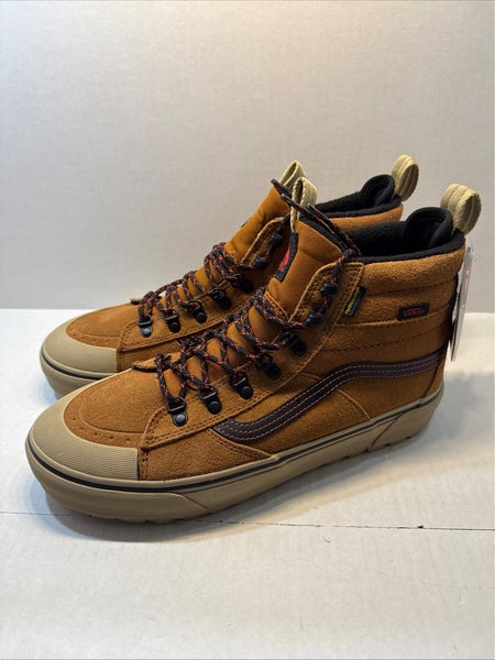 Brown Men's Size M 10.5 (W 11.5) Adult Vans Shoes (New)