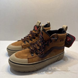 Brown Men's Size M 6.5 (W 7.5) Adult Vans Shoes (New)