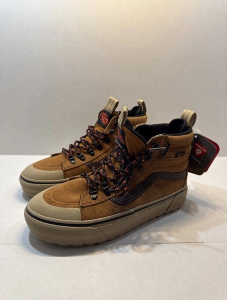Brown Men's Size M 6.5 (W 7.5) Adult Vans Shoes (New)
