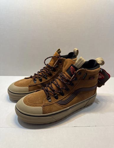Brown Men's Size M 8.5 (W 9.5) Adult Vans Shoes (New)