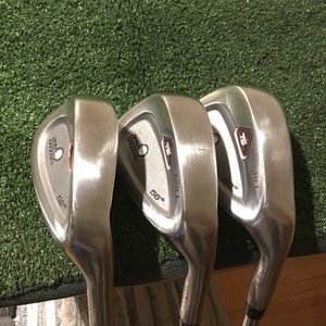 Tiger Shark CNC Milled Spin Grooves Wedge Set (GW, SW, LW) Precision Cast Steel