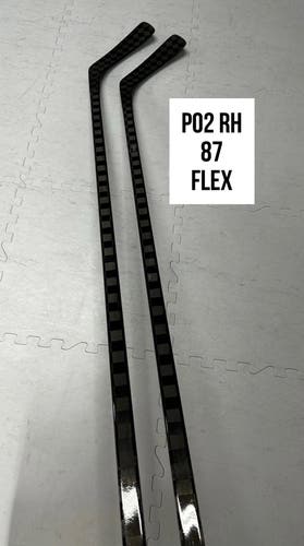 Senior(2x)Right P02 87 Flex PROBLACKSTOCK Pro Black Out Unbranded Pro Stock Nexus Hockey Sticks