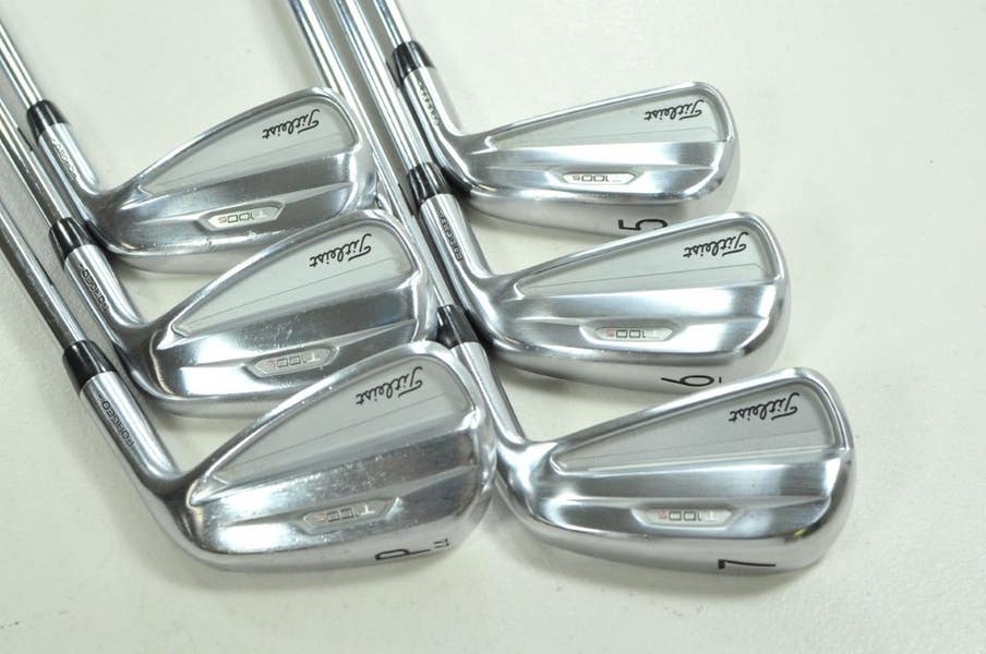 Titleist T100S 2021 5-PW Iron Set Stiff Flex Right Project X LZ