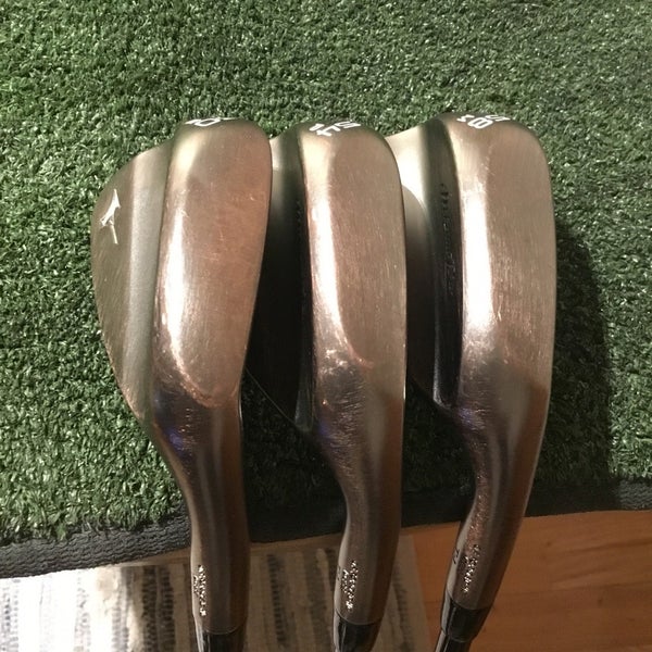 Mizuno Pro T-1 Copper Wedge Set (GW, SW, LW) Wedge Flex KBS Hi Rev 2.0 115 Steel