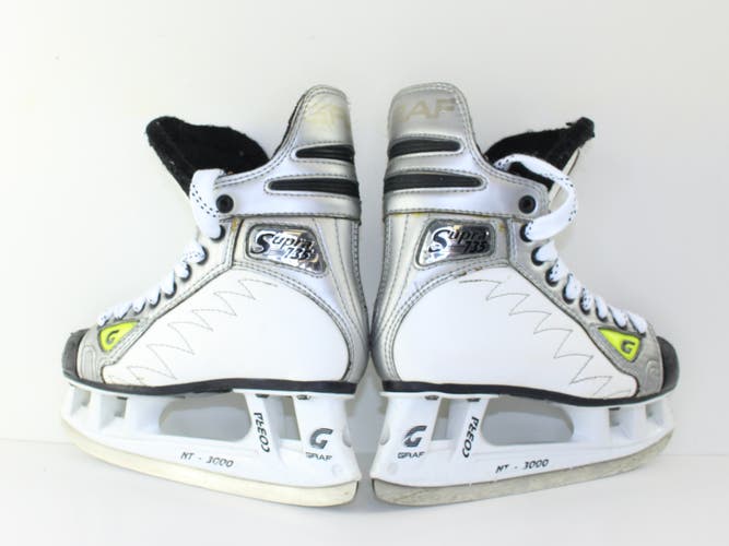 Graf Supra 735 Hockey Skates Size 2.5 (Used) Boy 4.5 US Shoe