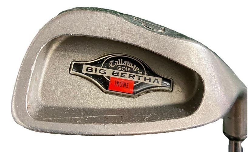 Callaway Big Bertha Pitching Wedge RH Minus 1" Memphis 10 Steel 34" New Mid Grip