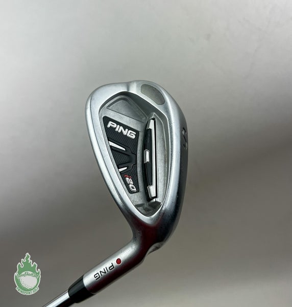 Used Right Handed Ping Orange Dot i20 Sand Wedge Stiff Flex Steel Golf Club