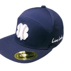 NEW Black Clover Live Lucky Fastball Navy Adjustable Snapback Golf Hat