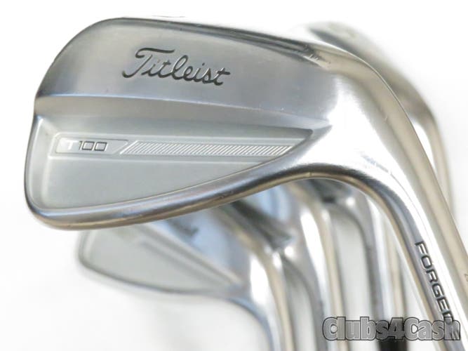 Titleist 2023 T100 Irons True Temper Dynamic Gold Tour Issue X100 5-9