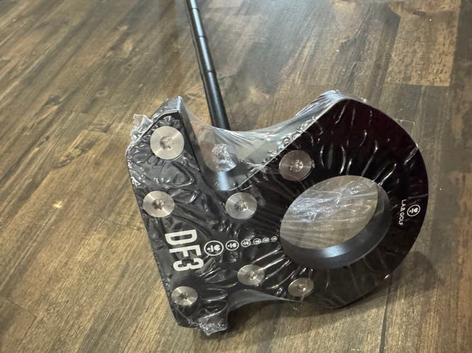 Black Men's 2025 L.A.B. Golf DF3 Mallet Right Handed Putter 35" (New)