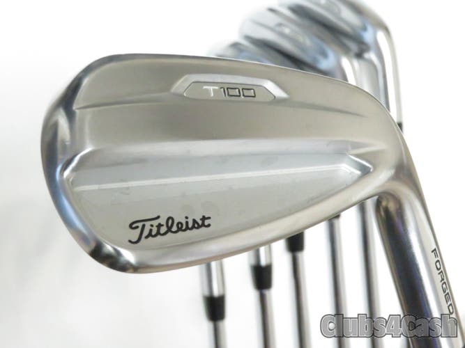 Titleist T100 2021 Irons True Temper AMT Tour White X100 4-P