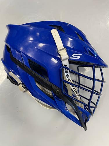 Used Cascade S Lacrosse Helmet Royal Blue One Size 11860-S000299642