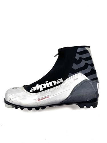 Used Alpina T10 NNN Mens NNN XC Ski Boots Black M 10.5 11860-C000299590