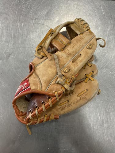 Used Rawlings 2427 BB/SB Glove RH Throw Brown 11 1/2" 11614-S000223455