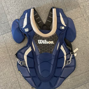Used Wilson ISOBLOX Catchers Chest Protector Navy Blue Junior 11614-S000223721