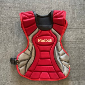Used Reebok CHEST PROTECTOR Catchers Chest Protector Red Adult 11614-S000223722