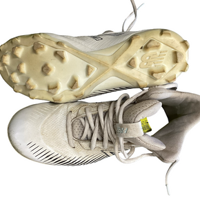 Used New Balance LAX Cleats Boys White Junior 04.5 11613-S000170049