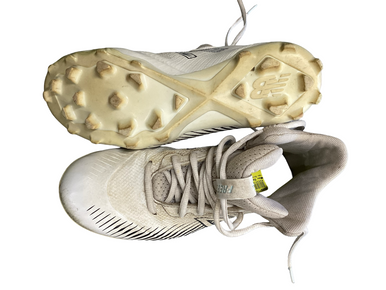 Used New Balance LAX Cleats Boys White Junior 04.5 11613-S000170049