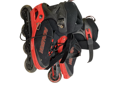 Used PAPASION ROLLER BLADES Junior Rec Fitness Skates Red Adjustable 11613-S000170034