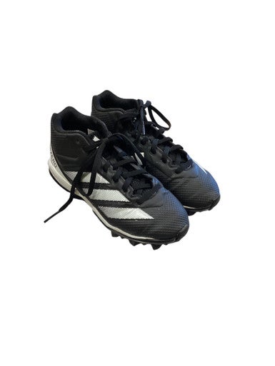 Used Adidas BASEBALL CLEATS BB/SB Cleats Black Junior 02.5 11884-S000054360