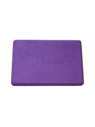 Used Gaiam Yoga Block Purple 11706-S000365753