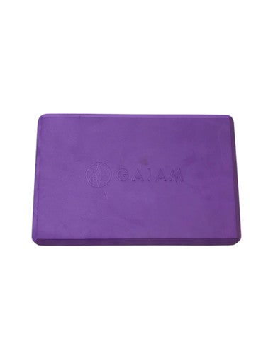 Used Gaiam Yoga Block Purple 11706-S000365753