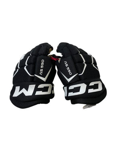 Used CCM TACKS AS 550 Youth Gloves Black 9" 11706-S000365696
