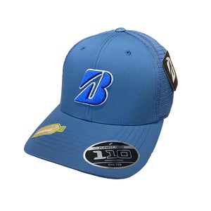 NEW 2024 Bridgestone Golf Eco Mesh Slate Blue Adjustable Snapback Golf Hat/Cap