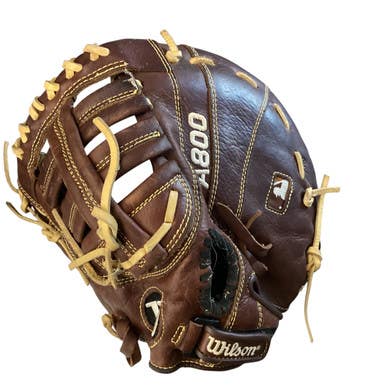 Used Wilson A800 BB/SB First Base RH Throw Brown 11 1/2" 11760-S000083362