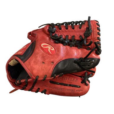 Used Rawlings GOLD GLOVE ELITE BB/SB Glove RH Throw Red 11 1/2" 11760-S000083337