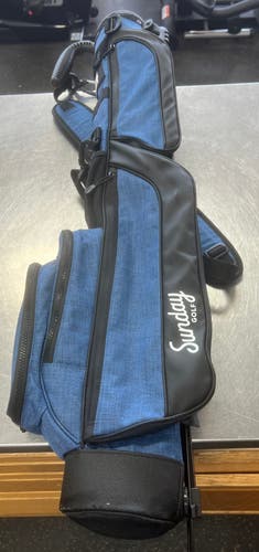 Used SUNDAY GOLF BAG Mens Stand Bag Navy Blue 11497-S000153076