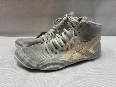 Used Asics Wrestling Shoes White Senior 9 11490-S000266533