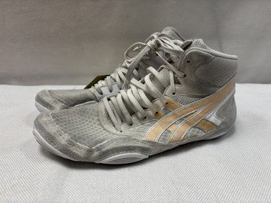 Used Asics Wrestling Shoes White Senior 9 11490-S000266533