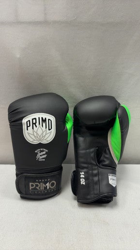 Used Primo Muay Thai 14oz Gloves Black LG 11490-S000266505