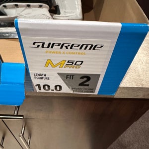 2025 Bauer Supreme M50 Pro Hockey Skates Wide Width 10 (Used)