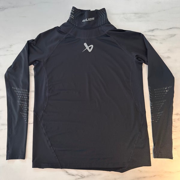 BAUER NECKPROTECT LONG SLEEVE BASELAYER TOP – ADULT