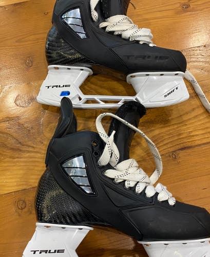 Crispy True Pro Custom Skates Pro Stock 8.5 : Durable Model: Custom Shot Blockers $1200 new.