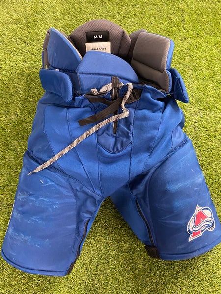 Blue Senior Medium Bauer Custom Pro Hockey Pants Pro Stock (Used)