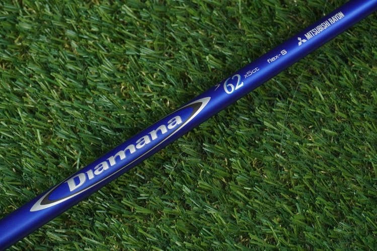 MITSUBISHI RAYON DIAMANA 62 X5CT FLEX-S 44" DRIVER SHAFT STIFF TITLEIST ADAPTER