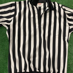 Black Large/Extra Large Adult Unisex CCM Ref Jersey (New)