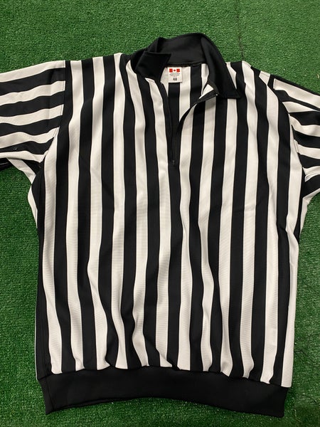 Black Large/Extra Large Adult Unisex CCM Ref Jersey (New)