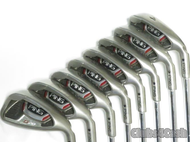PING G20 Irons Black Dot CFS Stiff Flex 4-P+Uw  ... CLASSIC