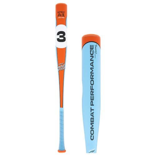 2025 "Performance Racer" Combat MFG Spec A1 Alloy BBCOR Certified Bat (-3) 29 oz 32" (New)