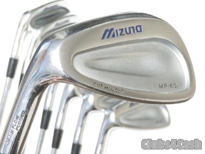 Mizuno MP-60 Irons Forged Dynamic Gold S300 Stiff 3-P LEFT LH   +1/2" TALL